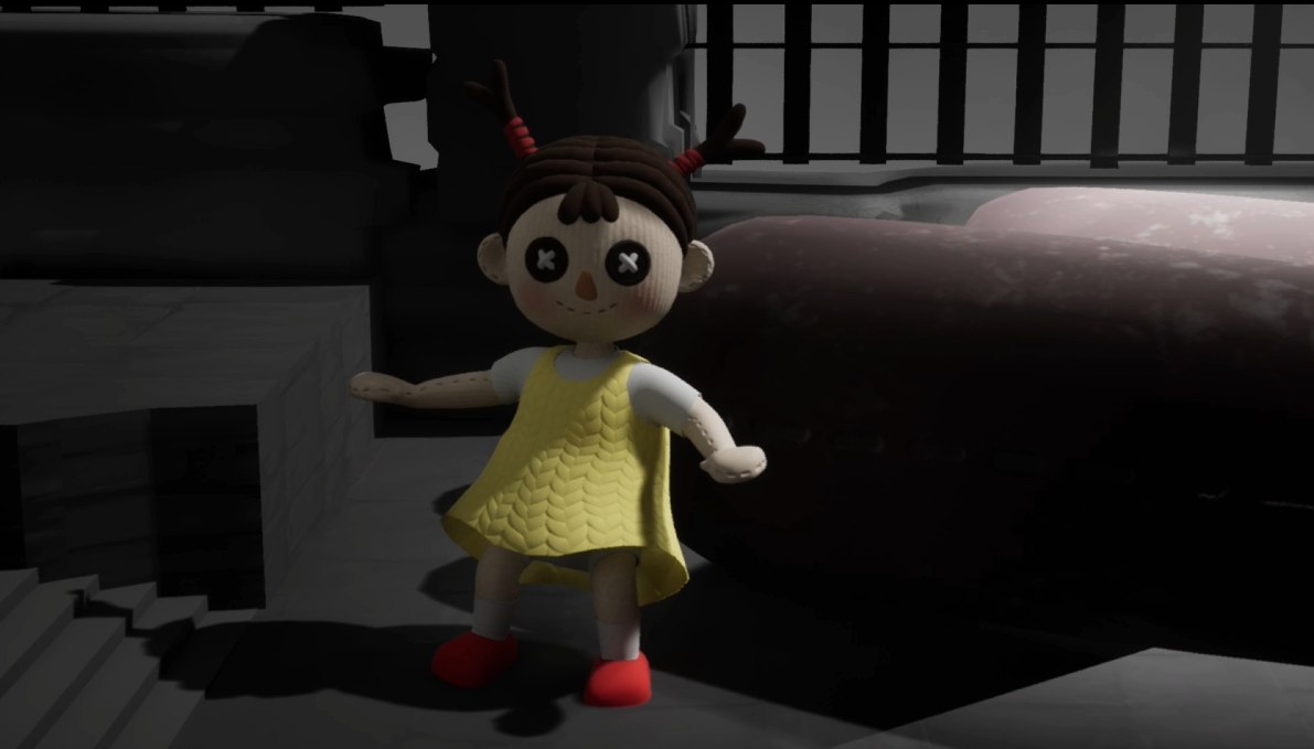 BUDDY LAND 연출 — 주인공 인형 클로즈업